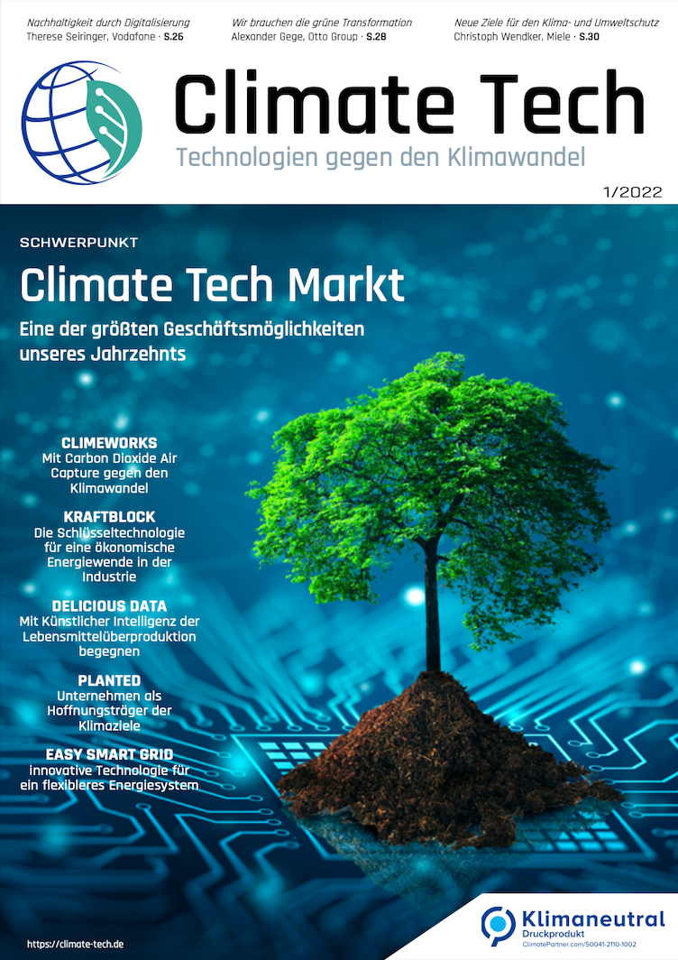 Die MISSION NOW im ersten Climate Tech Magazin